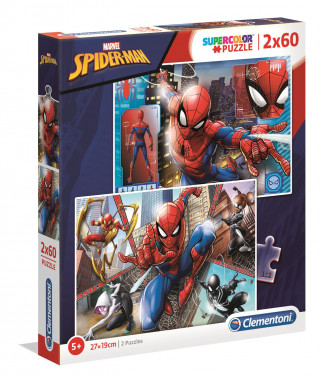 Puzzle 2x60 SuperColor Spider-Man