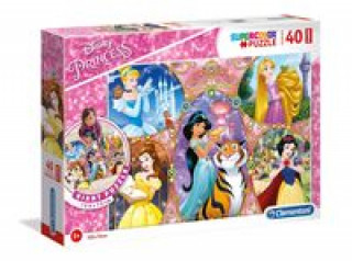 Puzzle Supercolor 40 podłogowe Księżniczki