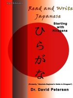 Read and Write Japanese Starting with Hiragana