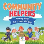 Community Helpers Activity Book for 4 Year Old Boy