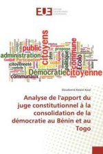 Analyse de l'apport du juge constitutionnel ? la consolidation de la démocratie au Bénin et au Togo