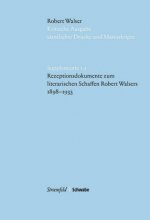 Rezeptionsdokumente zum literarischen Schaffen Robert Walsers 1898-1933