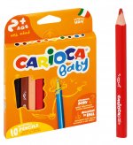 Kredki ołówkowe trójkątne Baby 10 kolorów Carioca