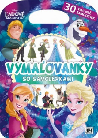 Vymaľovanky so samolepkami Ľadové kráľovstvo