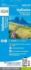 Valloire. Aiguilles d'Arves. Col du Galibier 1 : 25 000