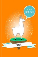 Maus - Es Ist Eine Lama-Welt: Personalisiertes Lama Buch Mit Namen Auf Dem Cover Und Im Innenteil