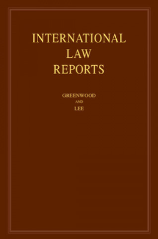 International Law Reports: Volume 184