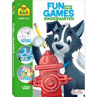 School Zone Fun and Games Kindergarten Activity Workbook