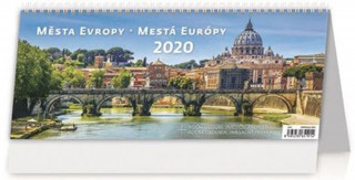 Města Evropy/Mestá Europy - stolní kalendář 2020