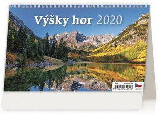 Výšky hor - stolní kalendář 2020