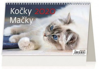 Kočky/Mačky - stolní kalendář 2020