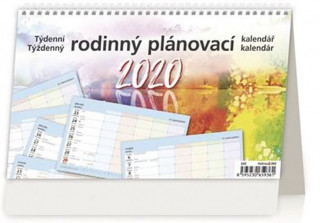 Rodinný plánovací kalendář - stolní kalendář 2020