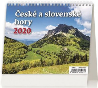Minimax České a slovenské hory - stolní kalendář 2020