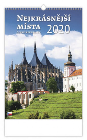 Nejkrásnější místa ČR - nástěnný kalendář 2020