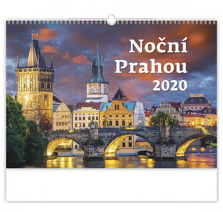 Noční Prahou - nástěnný kalendář 2020