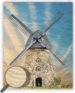 Obraz dřevěný: Windmill, 240 x 300