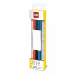 Lego 3 Pack Gel Pens; Red, Black, Blue