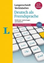 Langenscheidt Verbtabellen Deutsch als Fremdsprache - Buch mit Konjugationstrainer zum Download