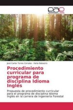 Procedimiento curricular para programa de disciplina Idioma Inglés