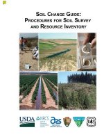 Soil Change Guide: Procedures for Soil Survey and Resource Inventory