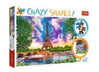 Puzzle Crazy shapes Niebo nad Paryżem 600