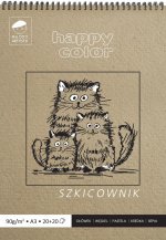 Szkicownik Młody Artysta 80/90g A3 20+20 arkuszy