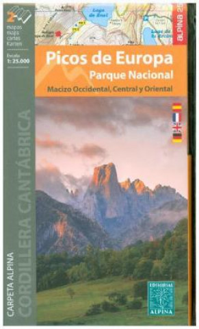 Wanderkarte Nationalpark Picos de Europa 1:25000  LZ bis 2022