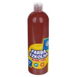 Farba szkolna 500 ml brązowa