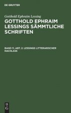Lessings Litterarischer Nachlass