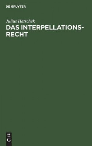 Das Interpellationsrecht