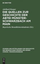 Quellen Zur Geschichte Der Abtei Munsterschwarzbach Am Main