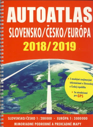 Autoatlas Slovensko/Česko/Európa 2018 /2019