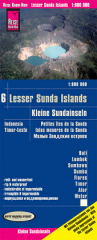 Reise Know-How Landkarte Kleine Sundainseln / Lesser Sunda Islands (1:800.000) - Bali, Lombok, Sumbawa, Sumba, Flores, Timor, Alor, Wetar -  Karte Ind