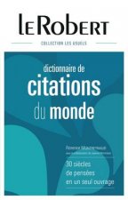 Dictionnaire: Citations Du Monde  Paperback