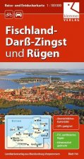 Reise- und Entdeckerkarte Fischland-Darß-Zingst und Rügen 1:100.000