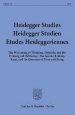 Heidegger Studies / Heidegger Studien / Etudes Heideggeriennes.