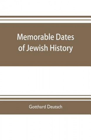 Memorable dates of Jewish history