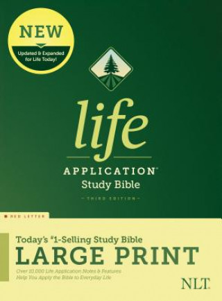 NLT Life Application Study Bible, Third Edition, Large Print (Red Letter, Hardcover)