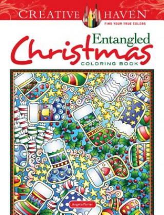 Creative Haven Entangled Christmas Coloring Book