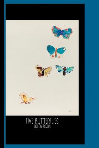 Five Butterflies (1912) by Odilon Redon: Sketch Book: Gallery and Museum Art