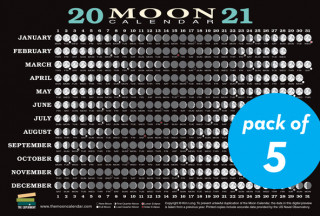 2021 Moon Calendar Card (5 Pack)