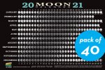 2021 Moon Calendar Card (40 Pack): Lunar Phases, Eclipses, and More!