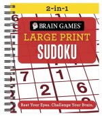Brain Games 2-In-1 Large Print Sudoku
