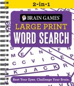 Brain Games 2-In-1 Large Print Word Search