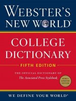 Webster's New World College Dictionary, Fifth Edition  (5th Edition)