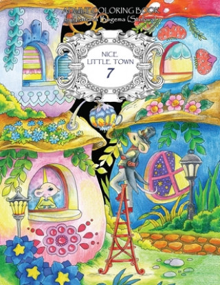 Nice Little Town Adult Coloring Book Stress Relieving Coloring Pages Coloring Book For Relaxation Libristo Pl