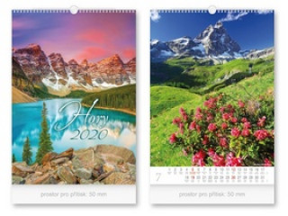 Hory - nástěnný kalendář 2020
