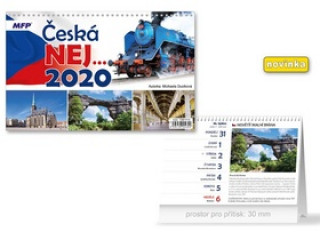 Česká NEJ - stolní kalendář 2020