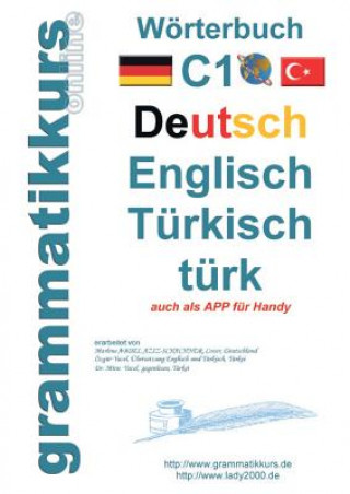 Woerterbuch C1 Deutsch-Englisch-Turkisch