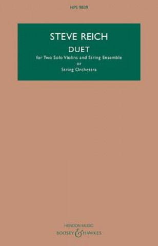 Duet: For Two Violins and String Ensemble Study Score